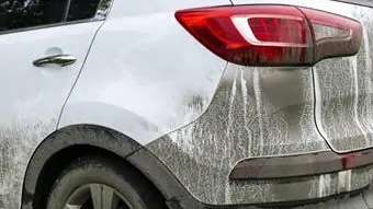 voiture sale en hiver