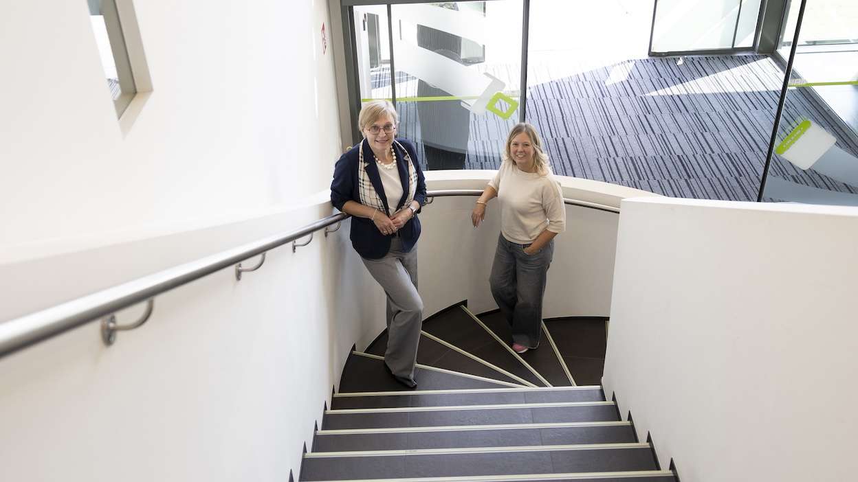 Karin Genoe, CEO de Vias et Caroline Ameloot, Sales & Marketing Director Carglass®