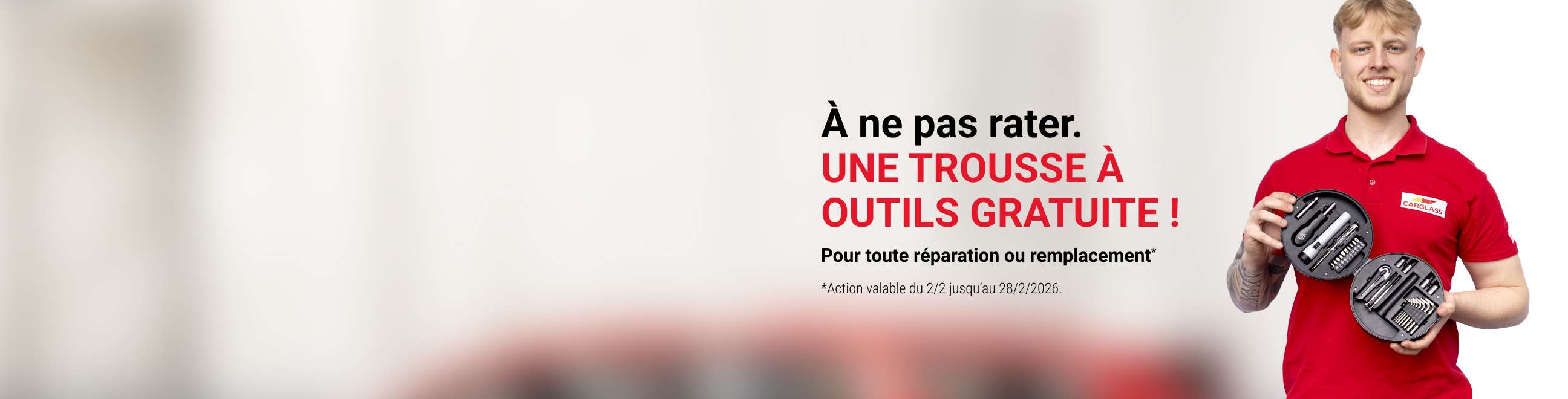 Bannière promotionnelle de la trousse à outils gratuite